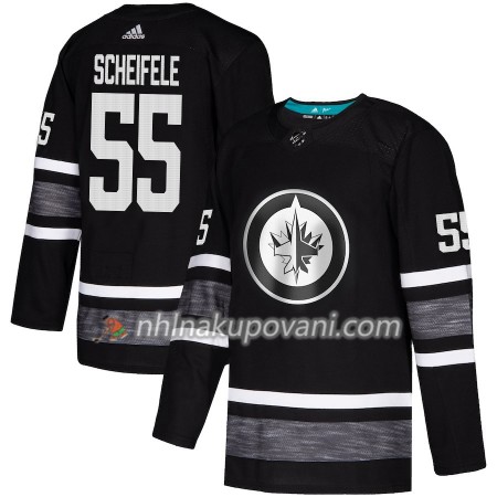 Winnipeg Jets Dresy All Star 2019 Mark Scheifele 55 Černá 2019 NHL All-Star Adidas Authentic - Pánské Winnipeg Jets Dresy All Star 2019 Mark Scheifele 55 Černá 2019 NHL All-Star Adidas Authentic - Pánské